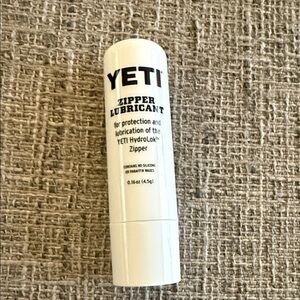 NEW YETI White Zipper Lubricant Stick - for lubricating YETI Zippers